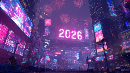 Cyberpunk New Year's Eve