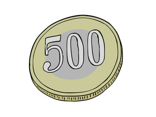 硬貨 500円 