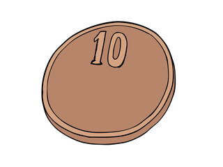 硬貨 10円