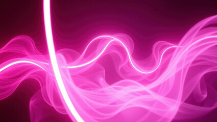 Vibrant Abstract Background: Colorful Neon Wave Patterns and Soft Spiral Swirls for Modern Digital Designs