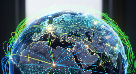 Global Network Connections: Europe Focus