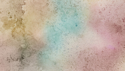 Pastel Colors Abstract Art: Watercolor Texture with Fluid Design and Soft Hues for Modern Wallpaper