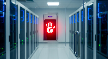 Secure Server Room Access Control with Handprint Recognition