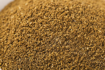 Ground Cumin Spice Powder Close-Up - BBQ Seasoning Texture
