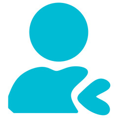 Blue User Login Icon