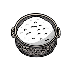 Rice Pot Buddha Offering Element