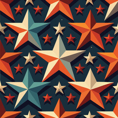 Obraz premium stars and stripes