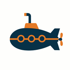 Submarine Underwater Vehicle Icon