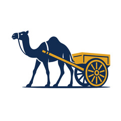 Camel Cart Desert Transport Icon