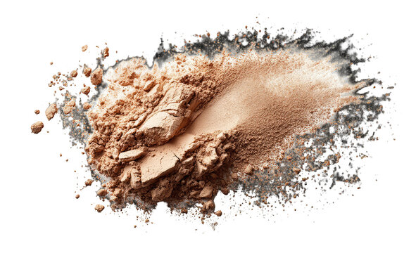 Light beige powder explosion on black background (1) - Powered by Adobe