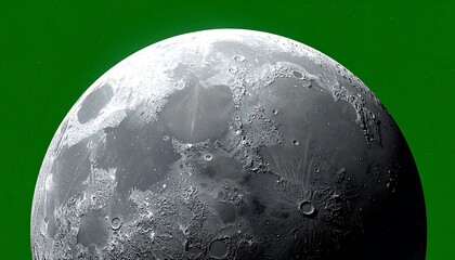Detailed moon graphic