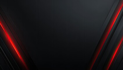 Dark abstract background with diagonal red lines