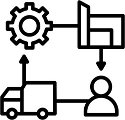 Obraz premium Supply Chain