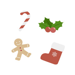 クリスマスの装飾イラスト