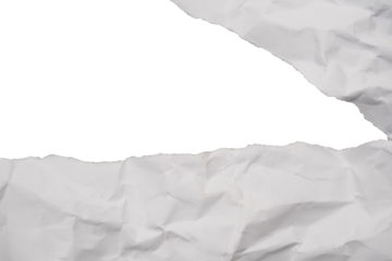 Torn white paper abstract background revealing a clean bright void space texture