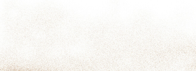 Beige sandy gradient texture. Grainy gritty noise background. Dotted grunge sandy backdrop. Small light specks, speckles and dots textured powder effect. Vector tiny dust particles overlay wallpaper