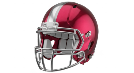 American football helmet isolated on transparent background