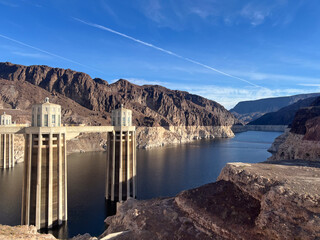Experience the stunning views of the magnificent Hoover Dam and Lake Mead in Nevada