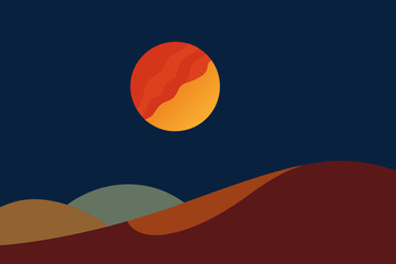 japan flag on the background of the sun