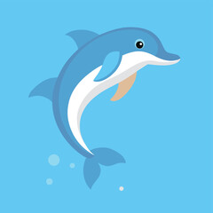 Fototapeta premium dolphin jumping out of water