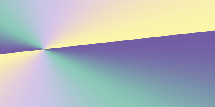 Soft pastel gradient emanating from a central point with a diagonal split across the frame.