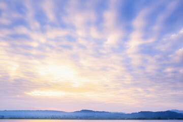 sunrise over the sea