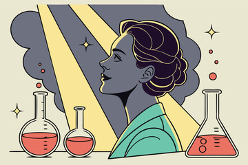 Abstract digital illustration with vibrant geometric shapes and dynamic color gradients