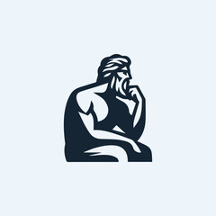 Great Thinker Philosopher Logo