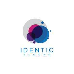 Genetic DNA logo vector and symbol