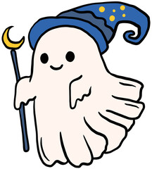 Magic witch ghost