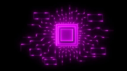 Ai tools or neon box. Multi function for Agentic AI technology motion background. systems, Automate daily Tasks.Smart AI efficiency, Automate repetitive work.4k video Motion Graphic Animation.