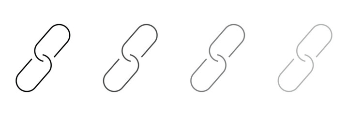 Link icon vector for web and mobile app. hyperlink chain sign and symbol . vector illustration.&nbsp;Eps&nbsp;10.