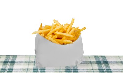 French fries tasty fast food dish