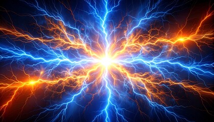 Radiating energy blasts