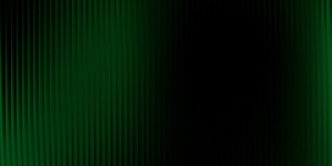 Deep Green Vertical Ribbed Texture Gradient Background