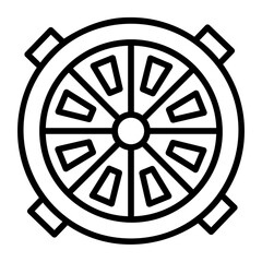 Obraz premium underground Line Icon