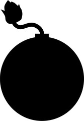 bomb weapon silhouette