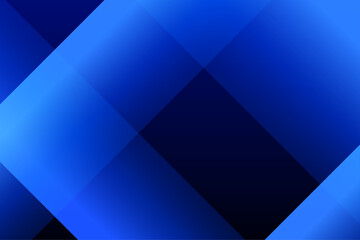 濃い青と黒のグラデーションが交差するモダンな抽象背景デザイン