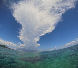 気分爽快風景、沖縄の海
