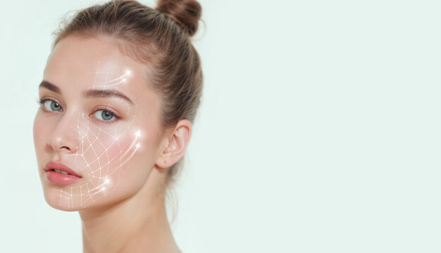 beautiful woman face