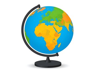 Colorful globe on a stand (1)