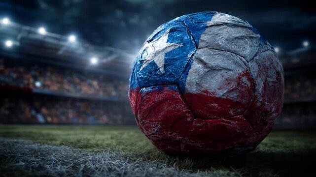 Chilean football soccer ball stadium