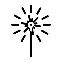 fireworks glyph icon