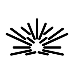 fireworks glyph icon