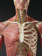 Detailed Anatomical Model of the Upper Torso