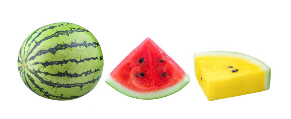 water melon isolated on transparent png (Image from camera)