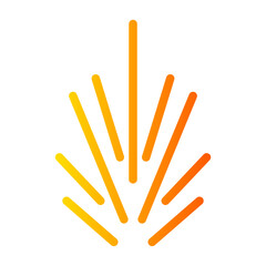 fireworks gradient icon