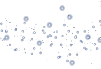 Christmas bokeh shining star dust particles seamless sparkling on transparent background, luxury stars glittering effect 