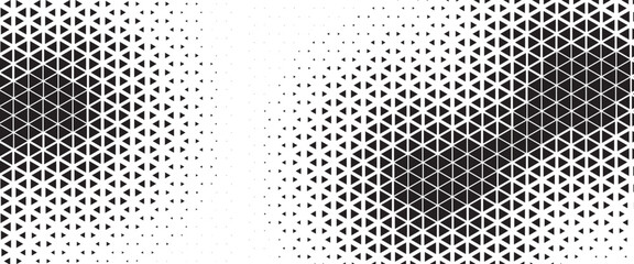 abstract triangle background. Abstract geometric gradient background. triangle geometric pattern, Halftone triangles pattern.