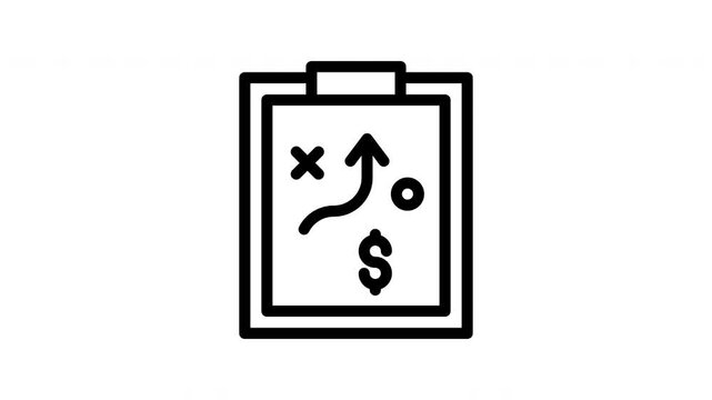 planning minimalist stroke animation